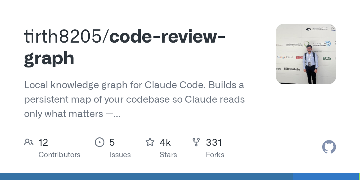 Code Review Graph: GitHub repo AI thực chiến