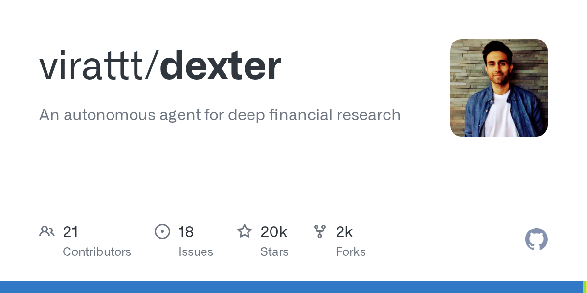 Dexter: GitHub repo AI thực chiến